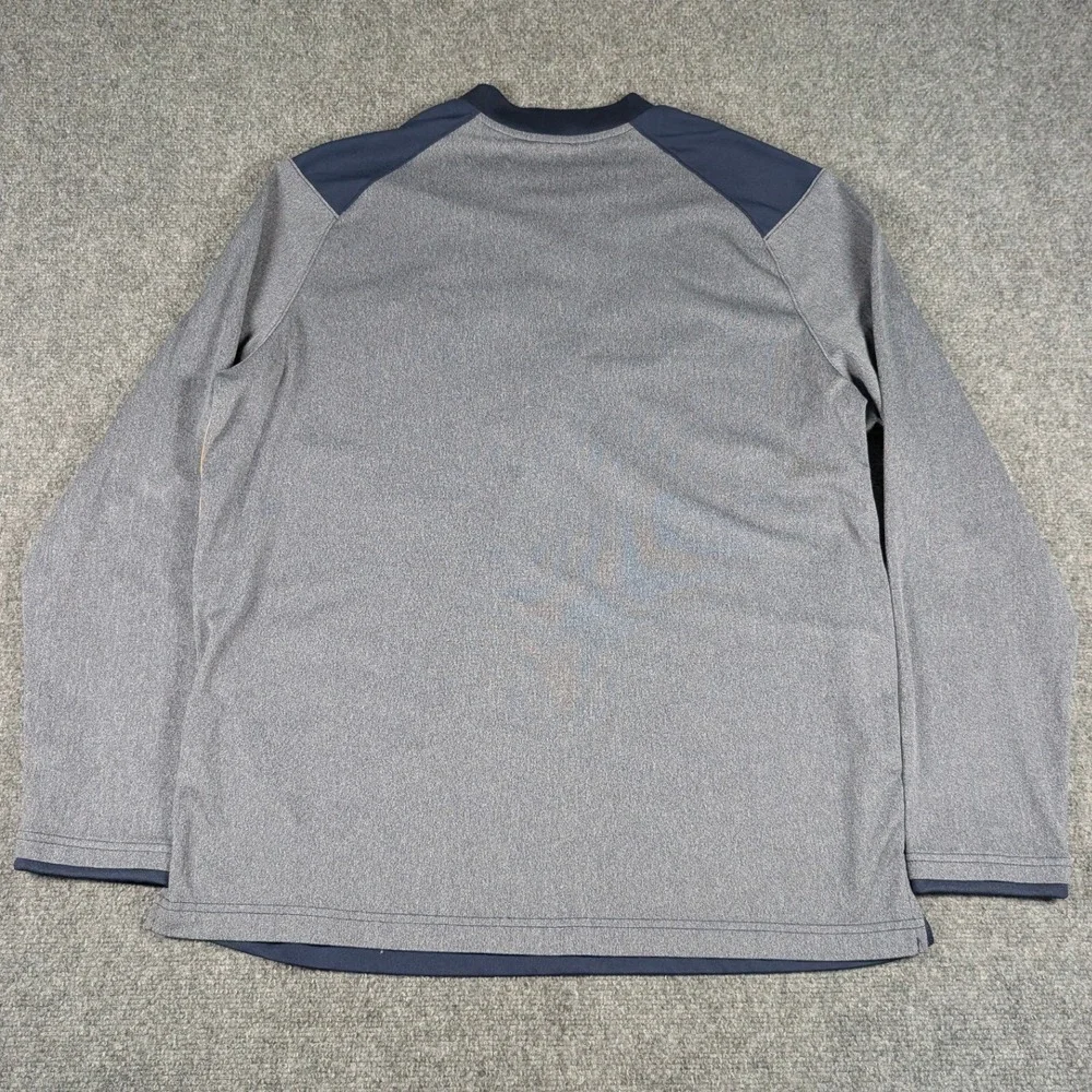 Michigan Wolverines‎ Jordan 1/4 Zip Pullover Mens XL Navy Blue Gray 34451X-MC1